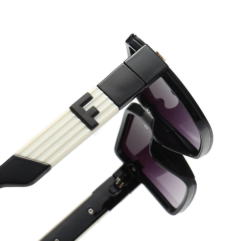 Damen quadratische Sonnenbrille mit luxuriösem Rahmen und polarisierenden Gläsern Karnz