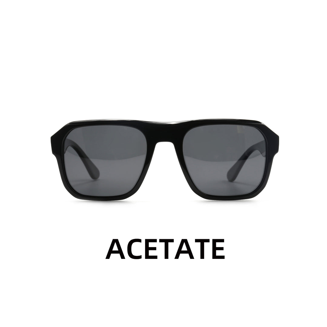 Damen Modische Sonnenbrille mit angesagtem eckigem Design und Farbverlauf Karnz