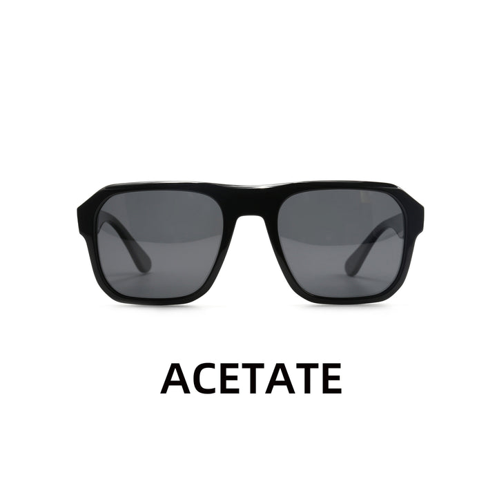 Damen Modische Sonnenbrille mit angesagtem eckigem Design und Farbverlauf Karnz