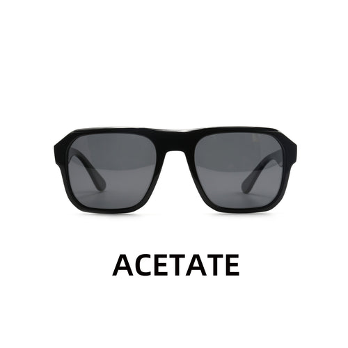 Damen Modische Sonnenbrille mit angesagtem eckigem Design und Farbverlauf Karnz