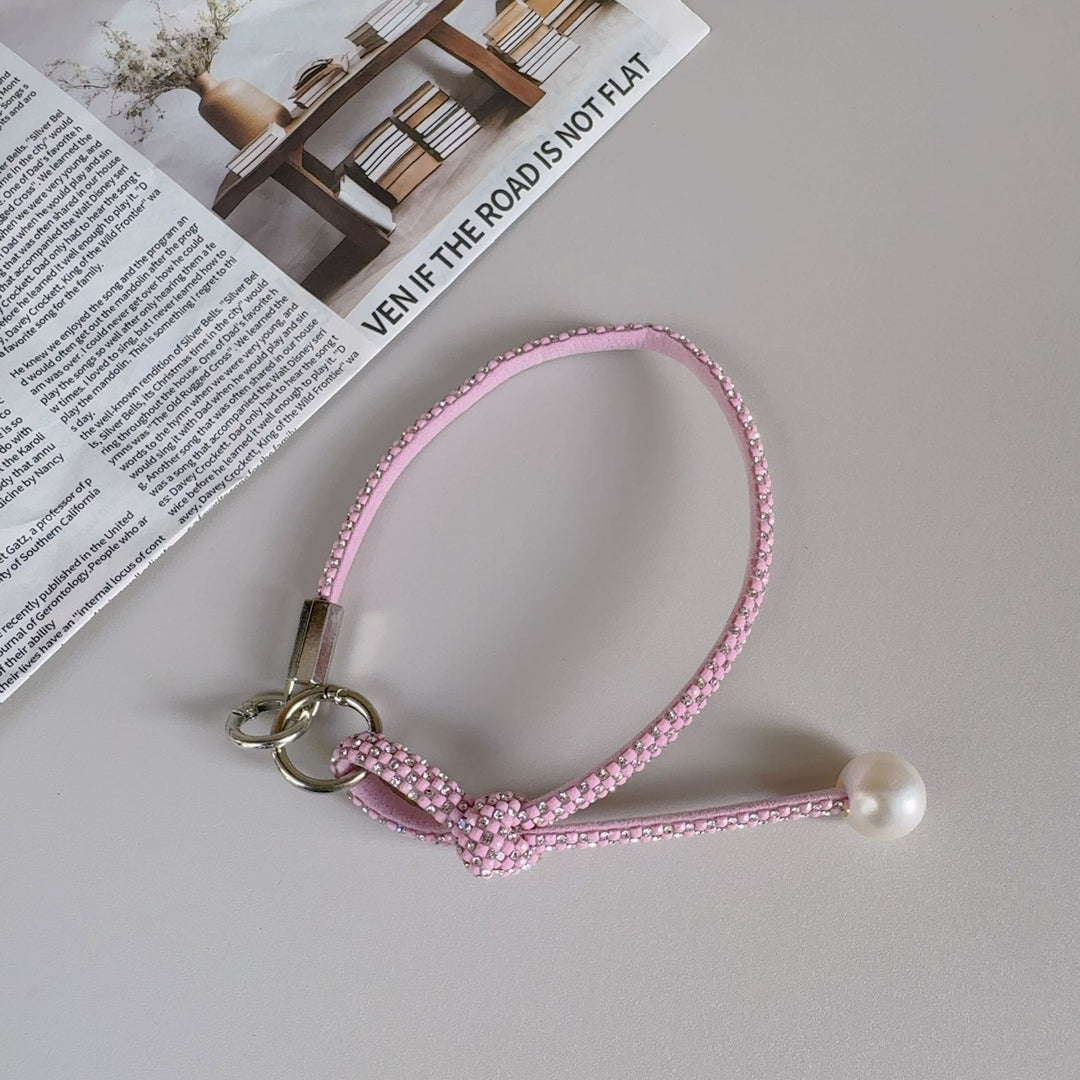 Elegante geknotte Perlenarmband-Band Karnz