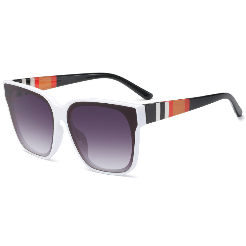 Damen modische Sonnenbrille mit markantem Oversized-Rahmen und UV-Schutz Karnz