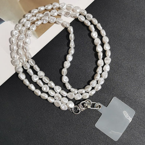 Elegante mehrschichtige Perlenkette Karnz