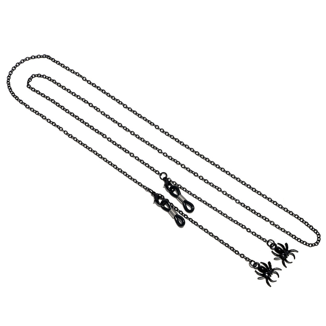 Stylische Spider-Design Brillen Kette Karnz