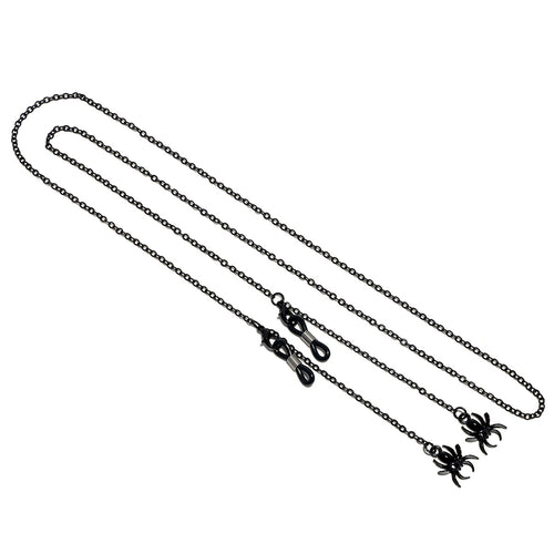 Stylische Spider-Design Brillen Kette Karnz