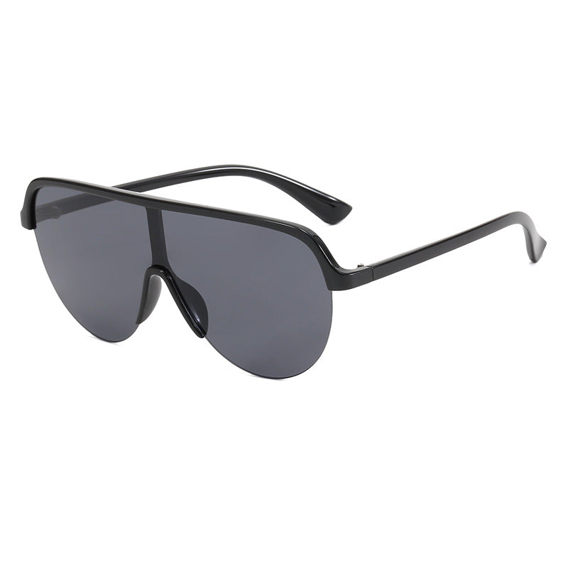 Damen oversized Visier Sonnenbrille Karnz