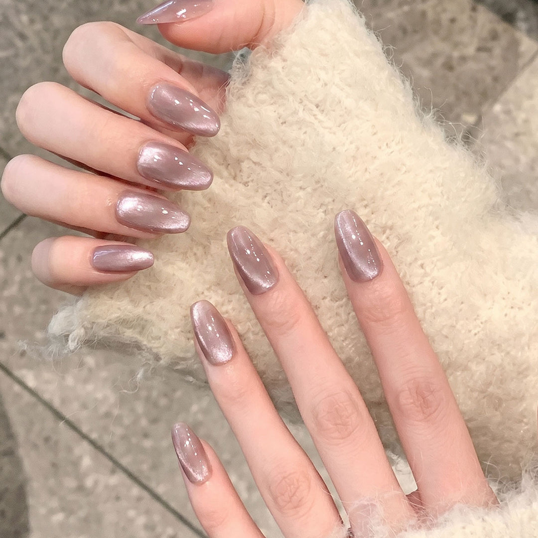 Elegante Glitzer Druck-Nagelset