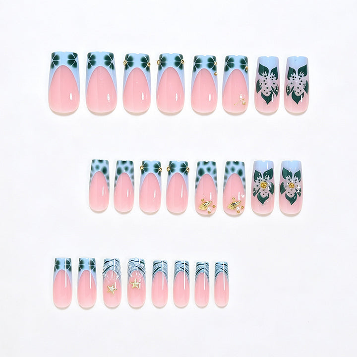Künstlerische Lange Acrylnagelverlängerungen Karnz