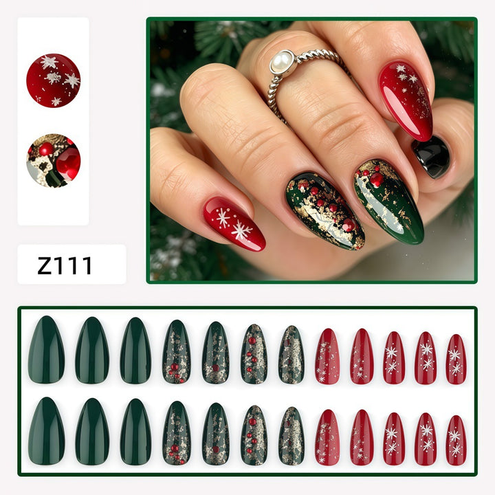 Kunstnägel Im Festlichen Weihnachtsdesign Karnz 1787298787