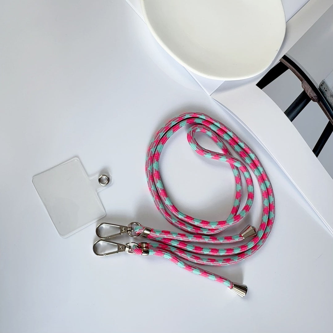 Verstellbare Lanyard mit doppelten Clips Karnz