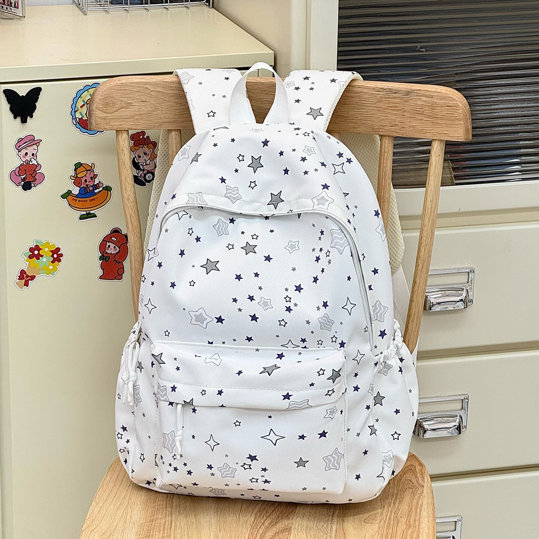 Stern-Print Freizeit-Rucksack Karnz