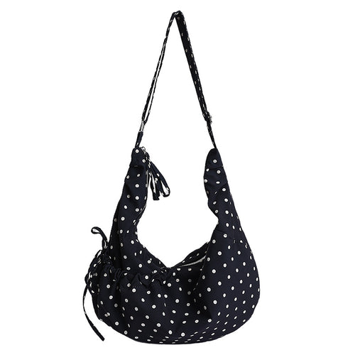 Punktemuster Schultertasche
