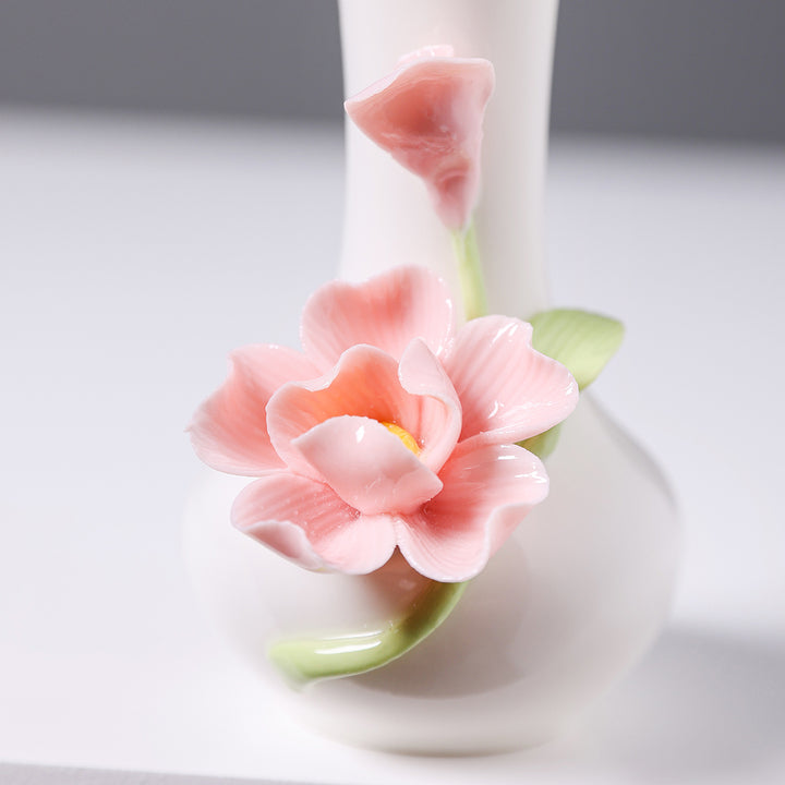 Florale Keramikvase
