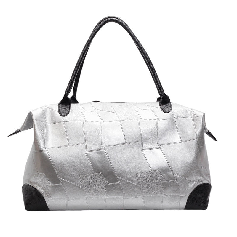 Luxuriöse Leder Reise Duffle Tasche