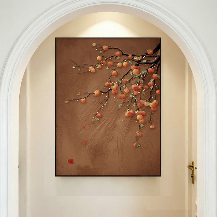 Abstrakte Blumen Wandkunst Leinwand