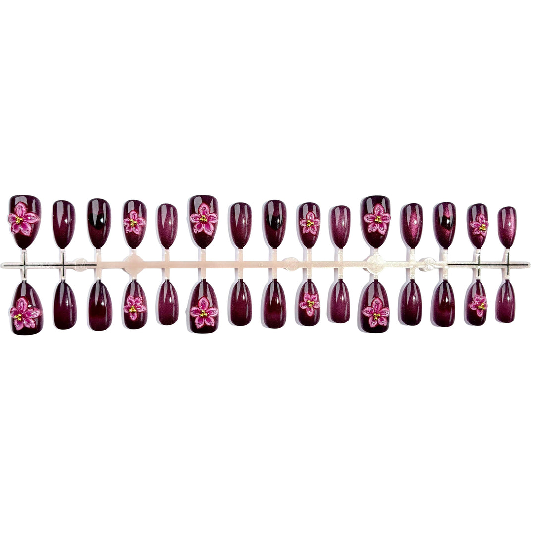 Blumen Press-On Nagelset