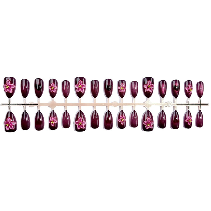 Blumen Press-On Nagelset