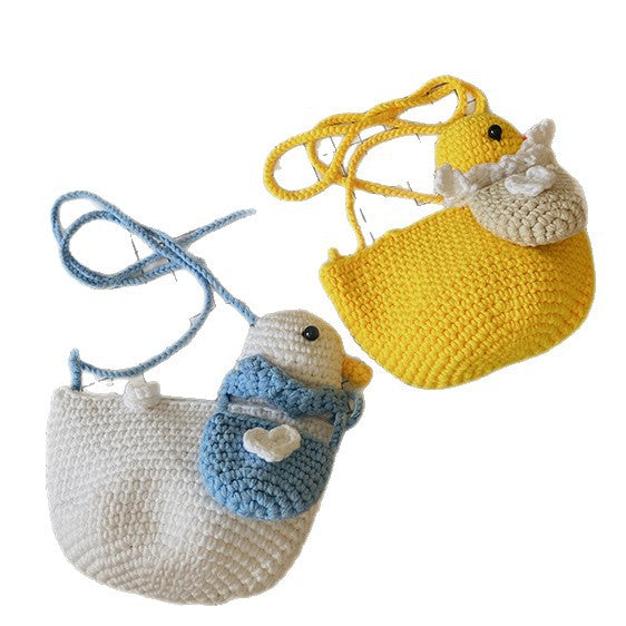 Strick-Ente-Handtasche