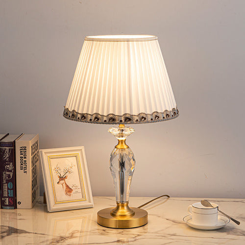 Elegante Kristallbasis Tischlampe