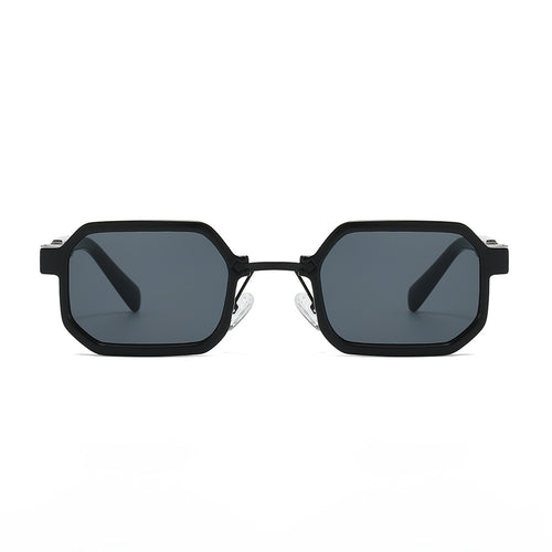 Moderne geometrische rechteckige Sonnenbrille Karnz
