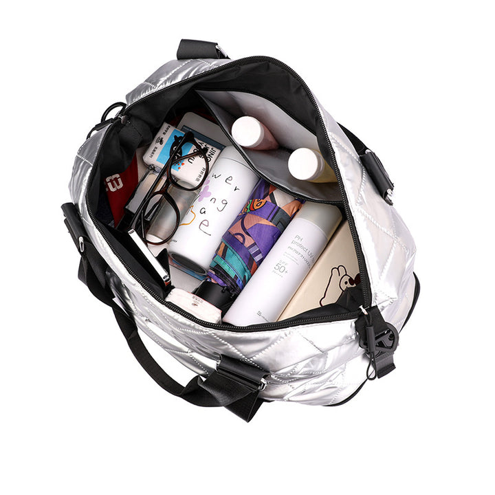 Stilvolle gesteppt Sport-Duffel-Tasche Karnz