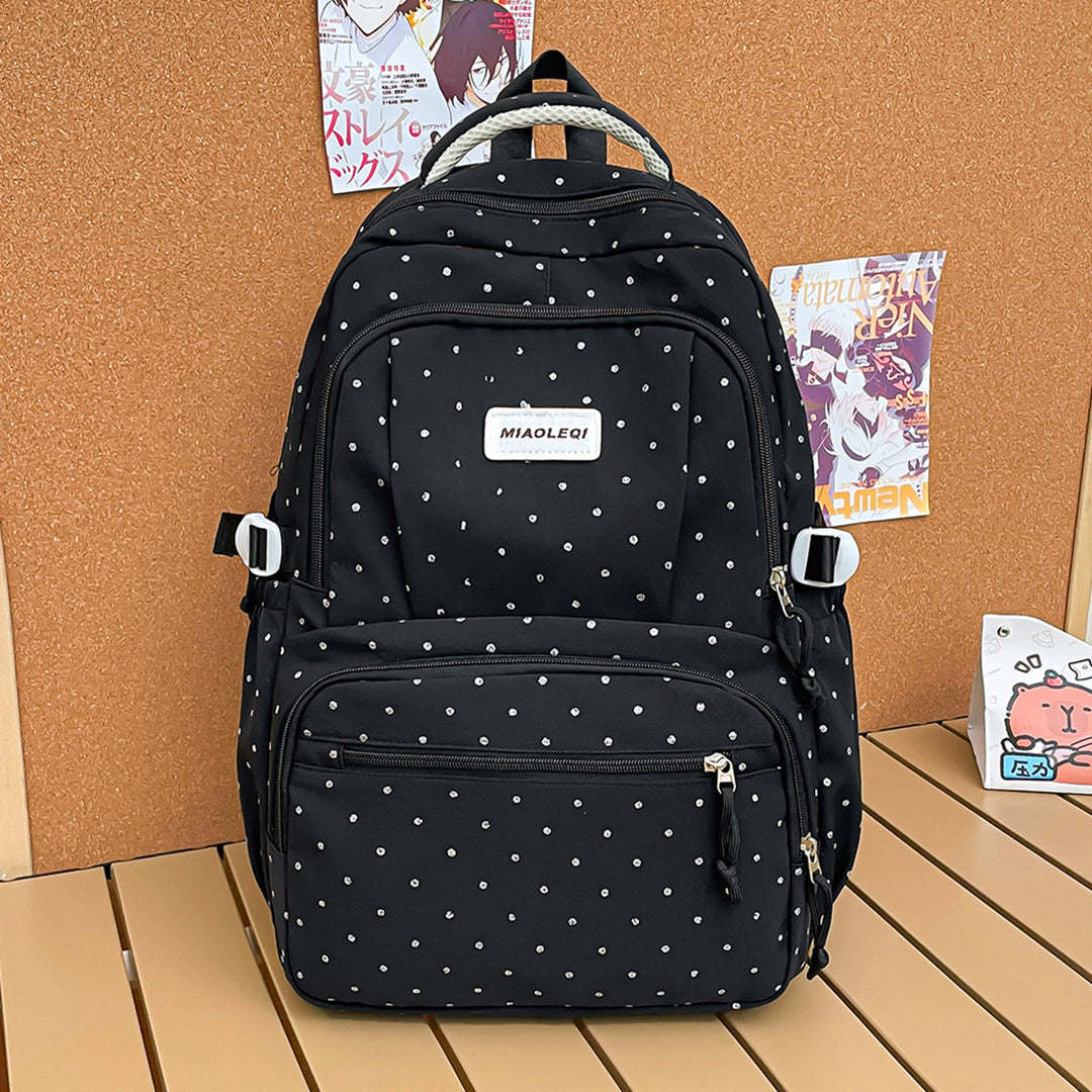Multifunktionaler Pünktchen Rucksack Karnz