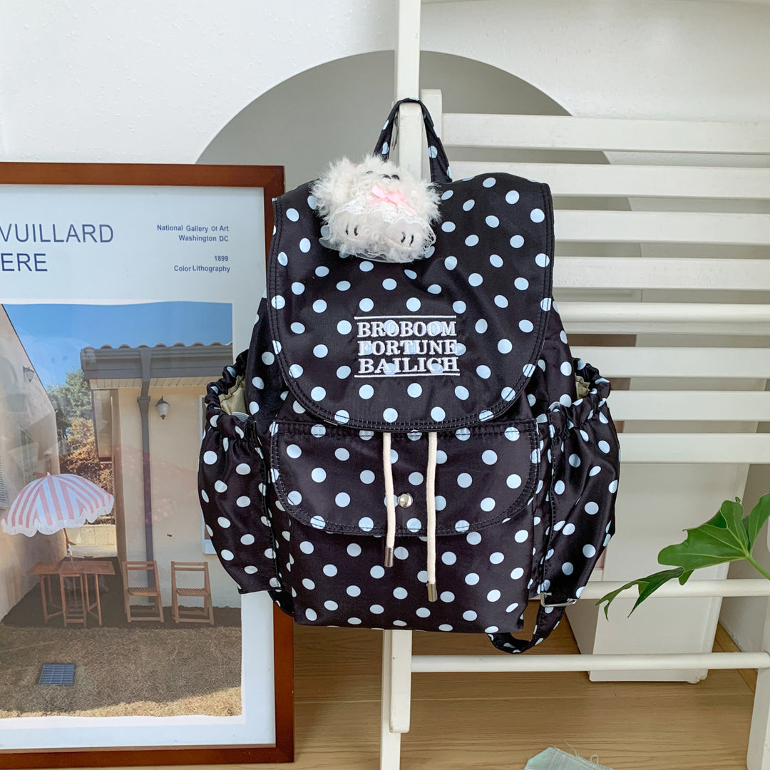 Gepunktetes Muster Freizeit-Rucksack