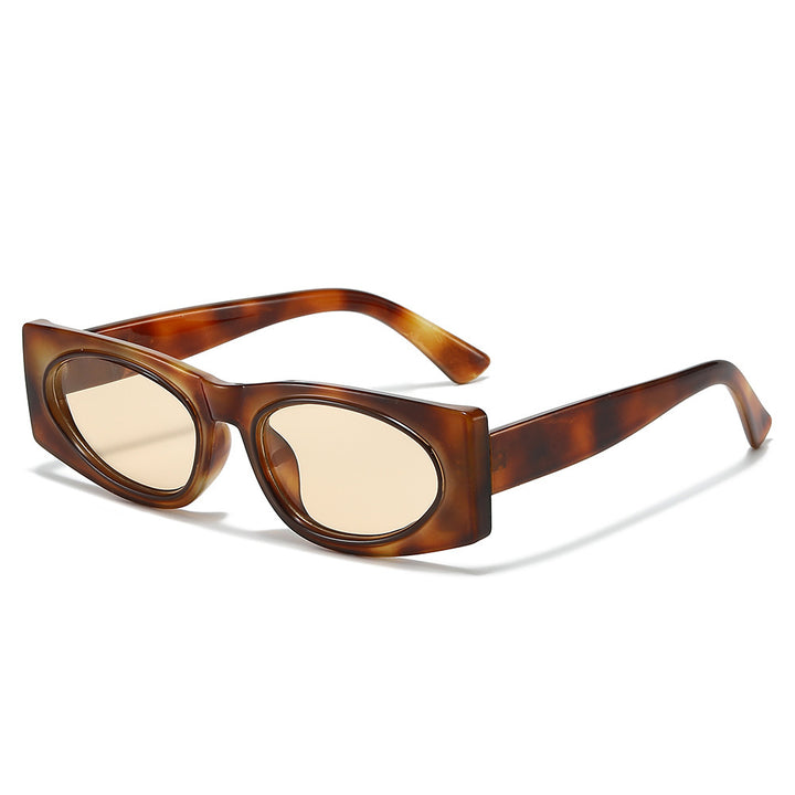Retro-inspirierte breitrandige Sonnenbrille Karnz
