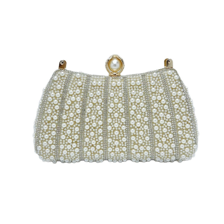 Perlenbesetzte Abend-Clutch