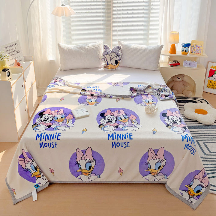 Damen Fleece-Kuscheldecke mit tierischem Motiv Karnz