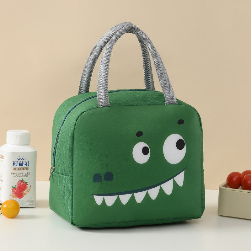 Süße tierische isolierte Lunch-Tasche Karnz