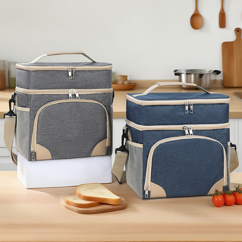 Isolierte Mehrfachfächer-Lunch-Kühltasche