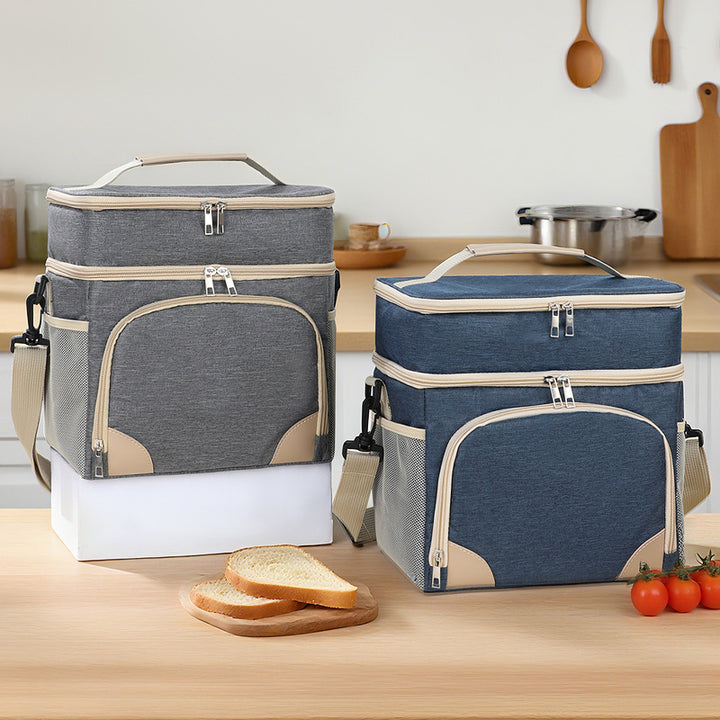 Isolierte Mehrfachfächer-Lunch-Kühltasche
