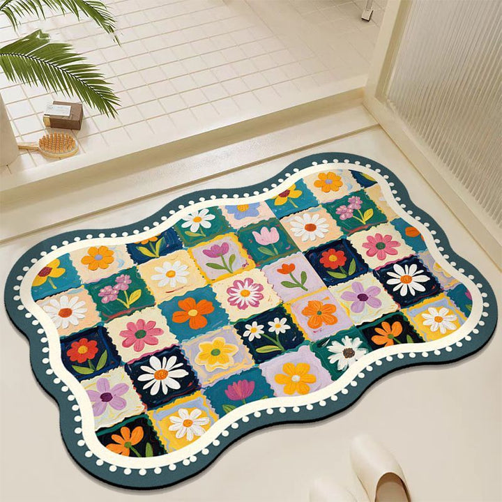 Floral Patchwork Teppich