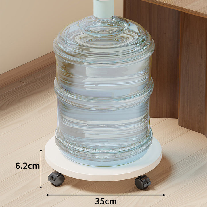 Rollen Holzbottich Dolly mit Schwenkrädern und flachem Plattform