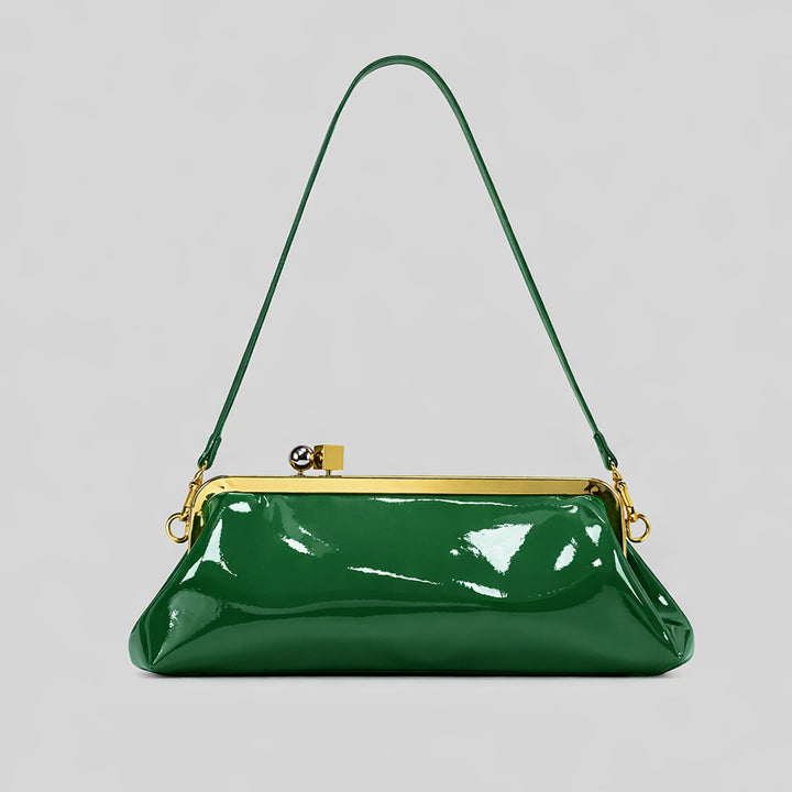 Elegante Lackleder Abendhandtasche
