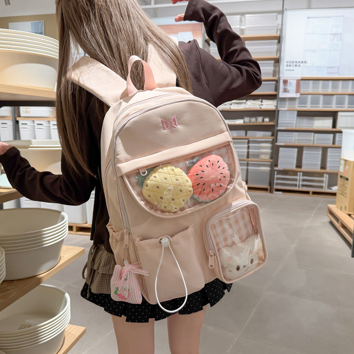 Funktionaler Karomuster-Rucksack Karnz