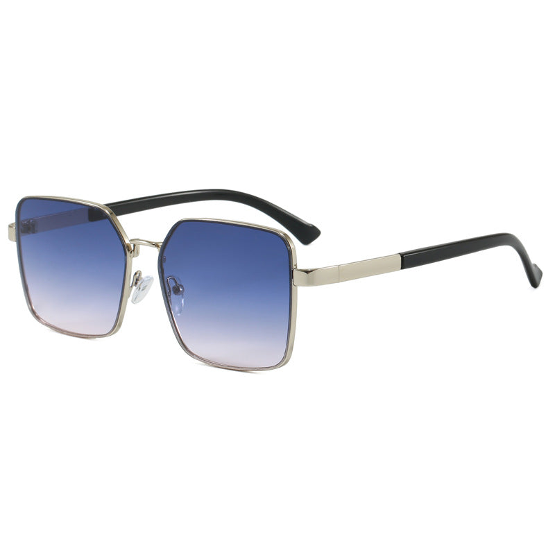 Damen modische Sonnenbrille im quadratischen Design mit gradienten Gläsern Karnz