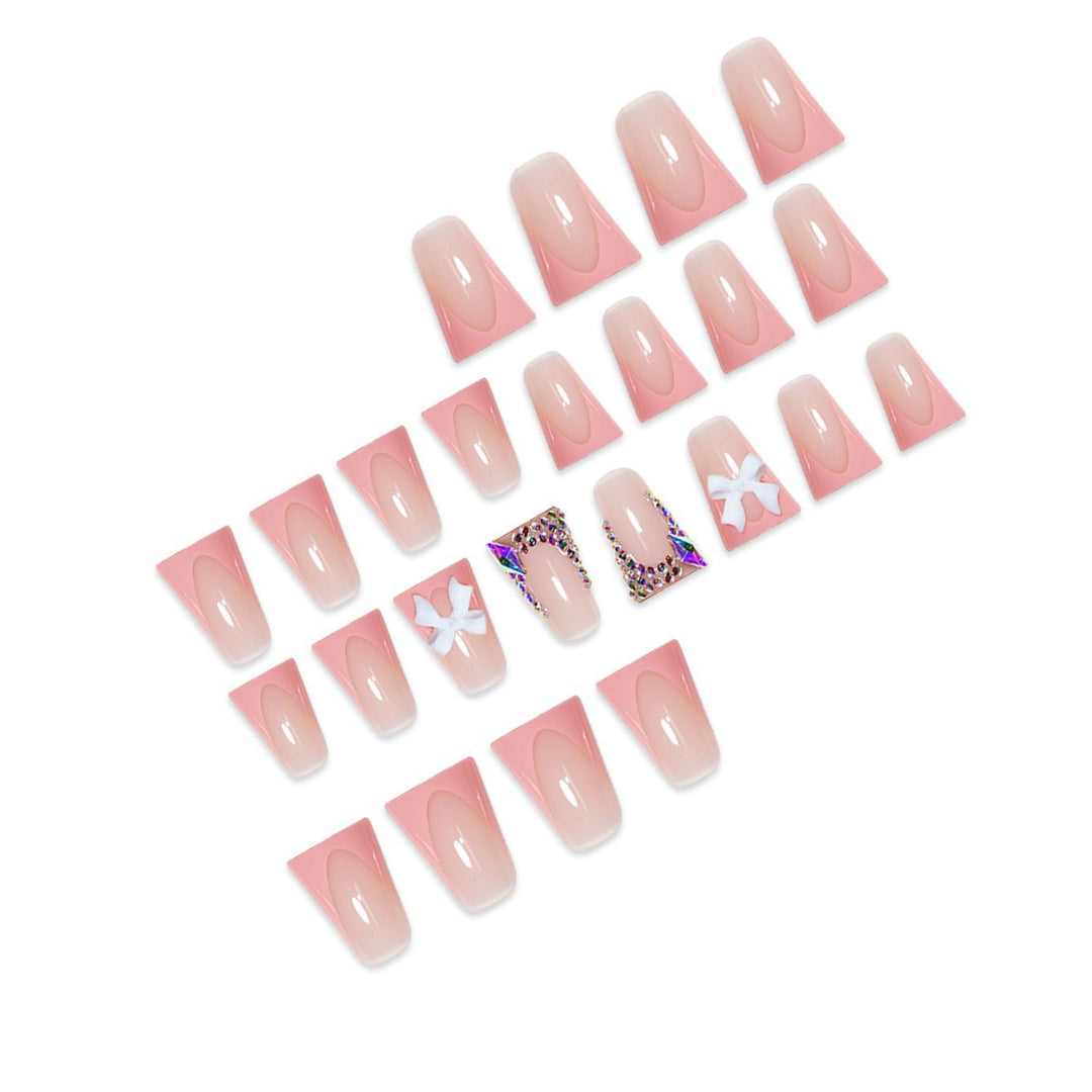 Elegantes Designer Press-On Nail Set Karnz