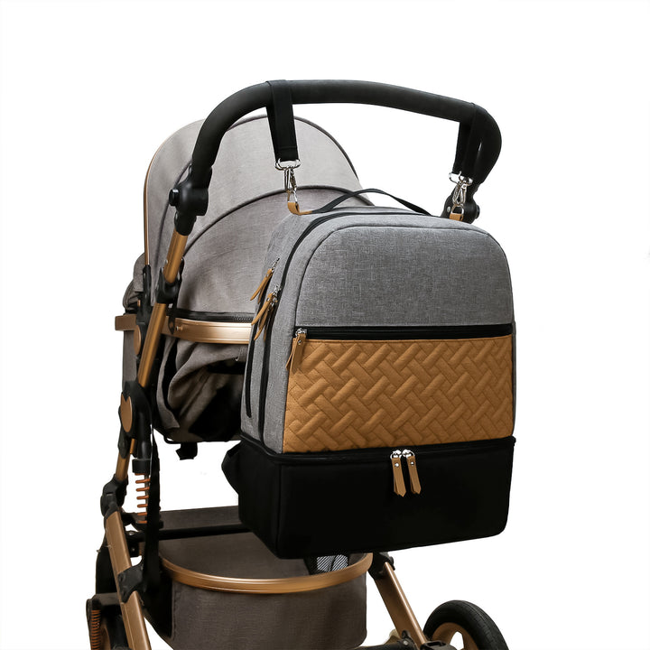 Rucksack mit Floralem Muster und Separatem Fach Karnz