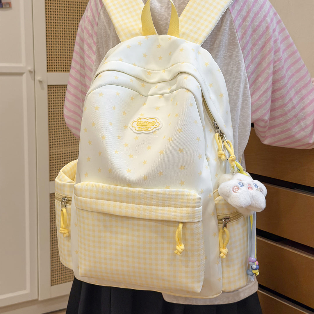 Stylischer Sternen-Print Rucksack Karnz