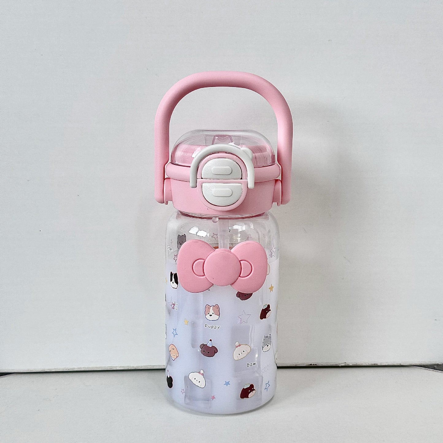 Damen Kindgerechte Trinkflasche mit fröhlichem Motiv Karnz