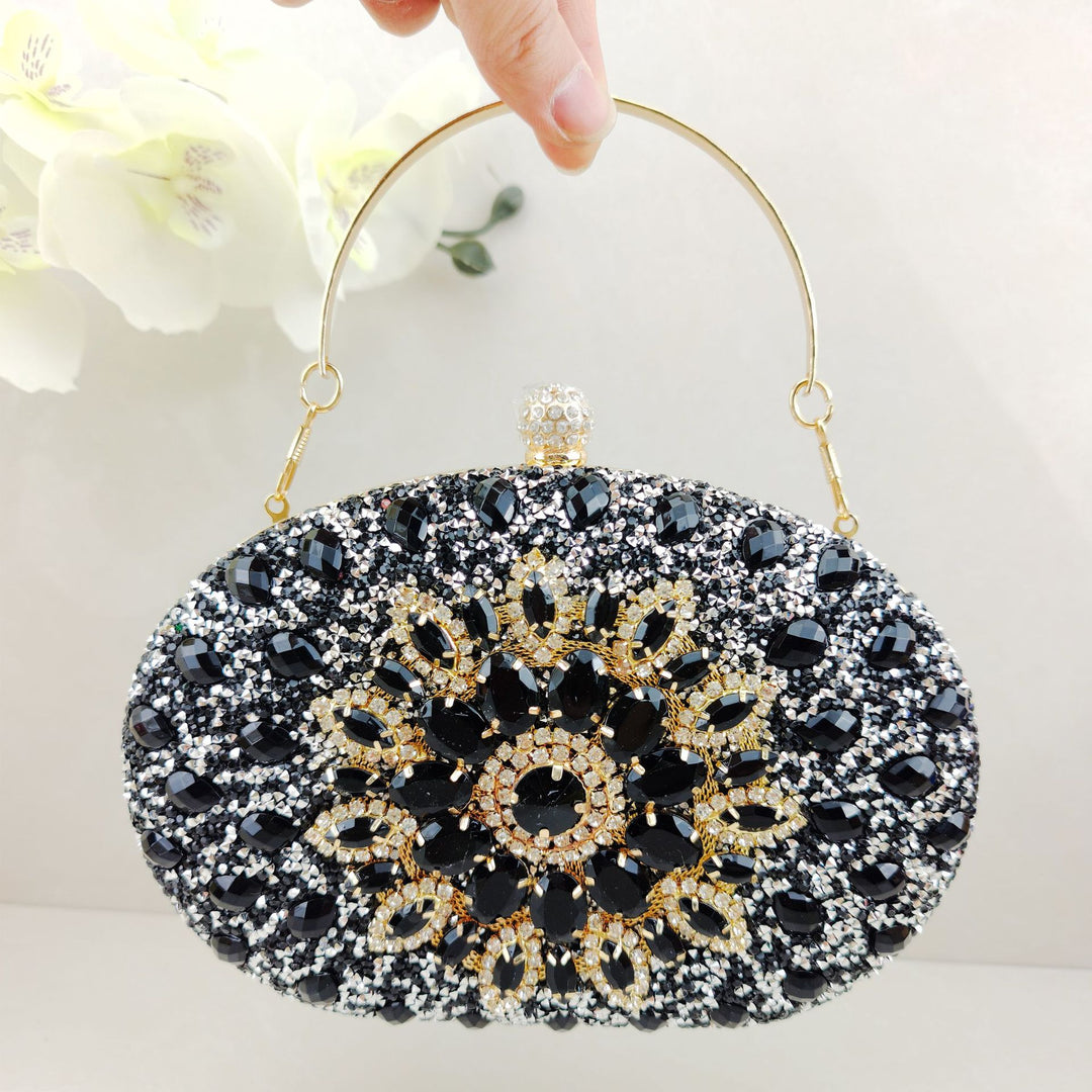 Dekorative Edelstein Abend-Clutch