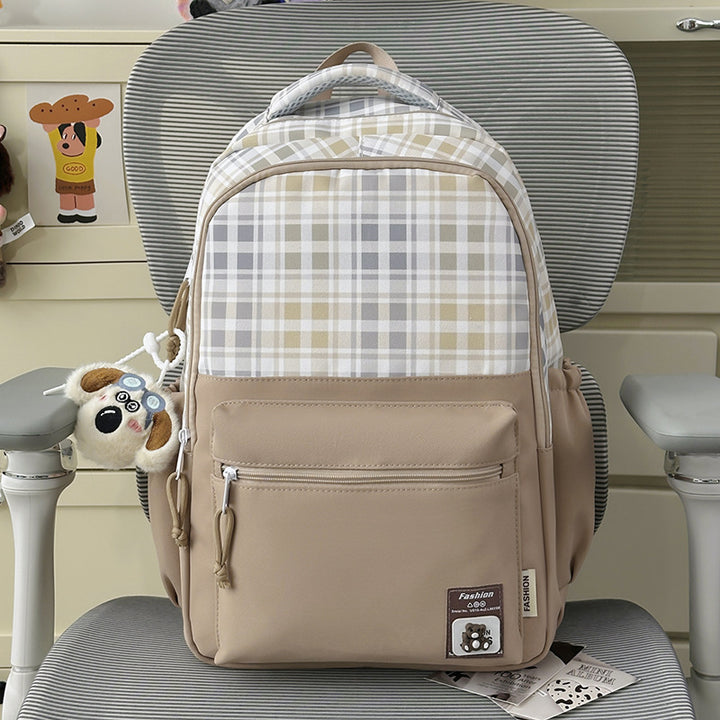 Stylischer Karo-Design-Rucksack Karnz