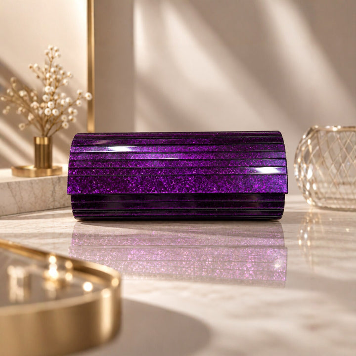 Glamouröser Glitter Twist Clutch