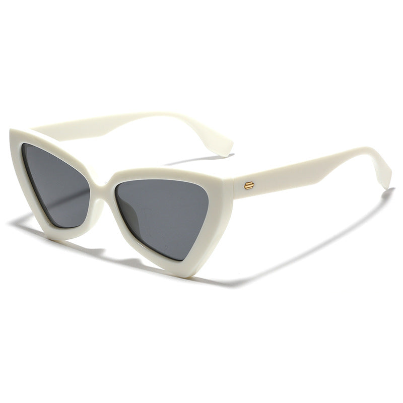 Damen Cat-Eye Sonnenbrille mit verspiegelten Gläsern und robustem Rahmen Karnz