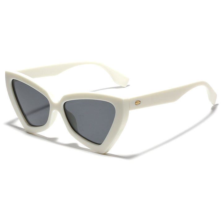 Damen Cat-Eye Sonnenbrille mit verspiegelten Gläsern und robustem Rahmen Karnz