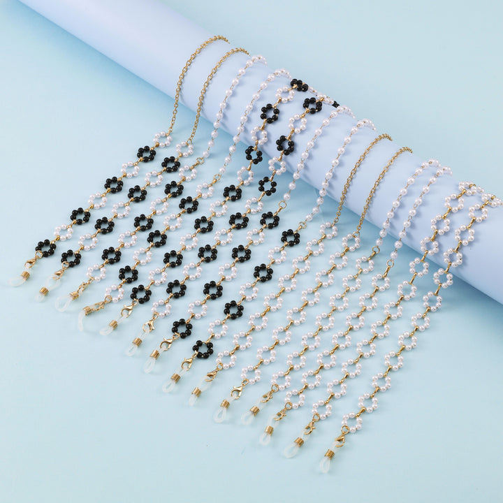 Elegante Perlen Brillenband Karnz