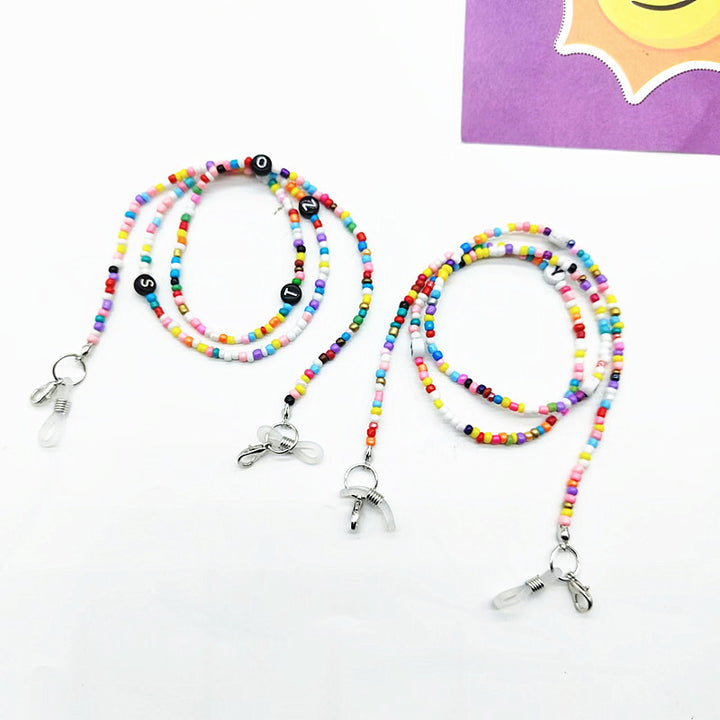 Bunte Bead-Brillenkette Karnz