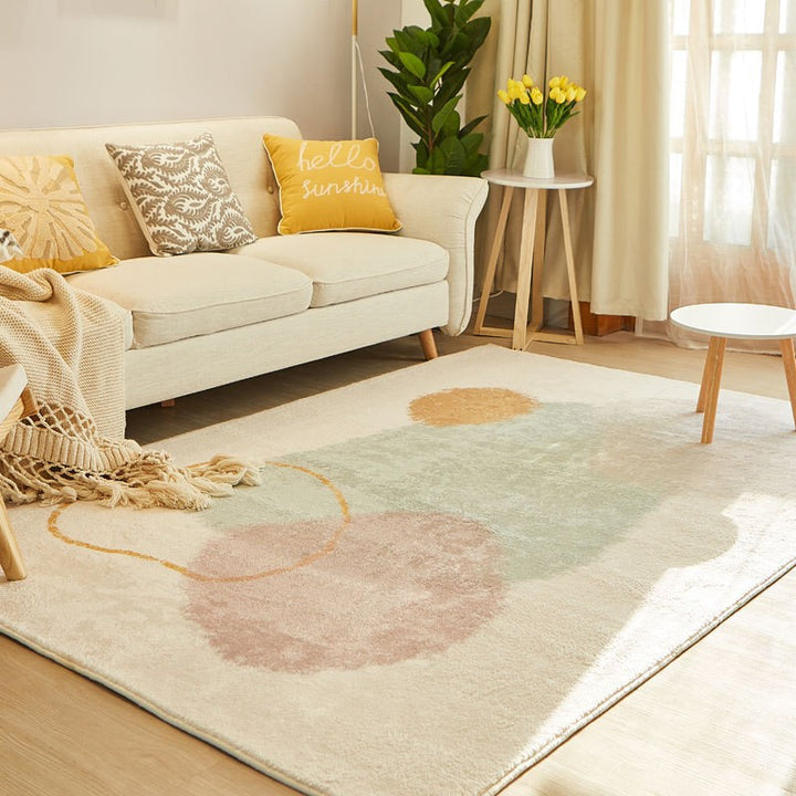 Abstraktes Design Boden Teppich Karnz